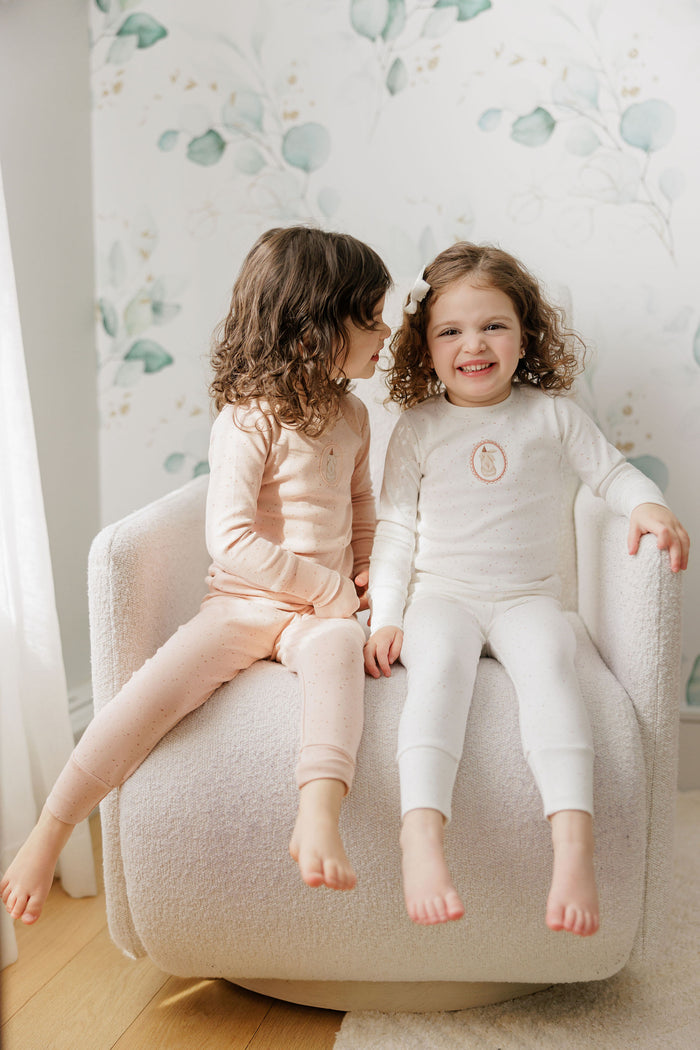Girls Pajamas – Pink – Speckled Bunny