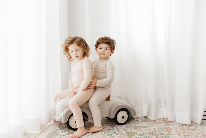 Girls Pajamas – Pink – Speckled Bunny