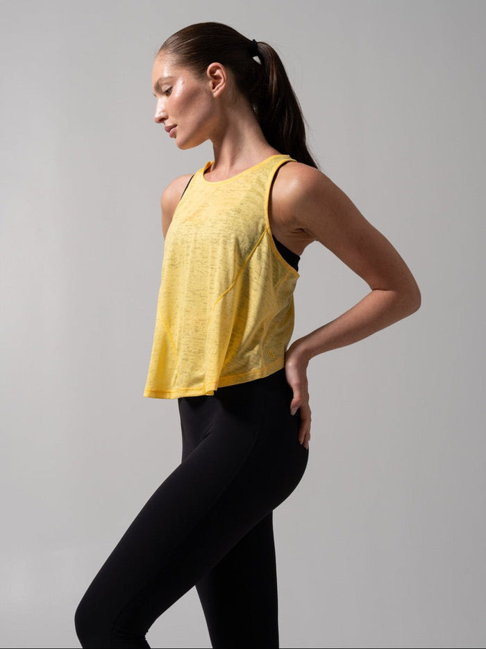 Go With The Flow Hip Tank - Pineapple