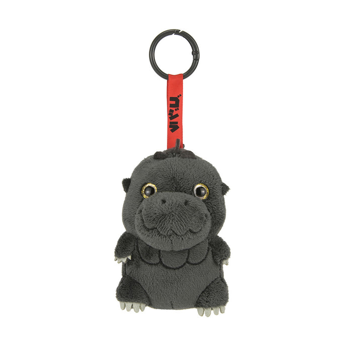 Godzilla plush charm by Godzilla, showing a 4-inch soft toy with detailed features, perfect for collectors and fans.