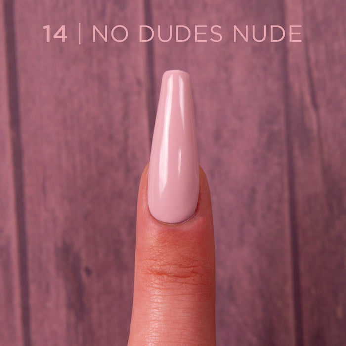Gotti Nails Fusion Acrylic Powder | #014 No Dudes Nude