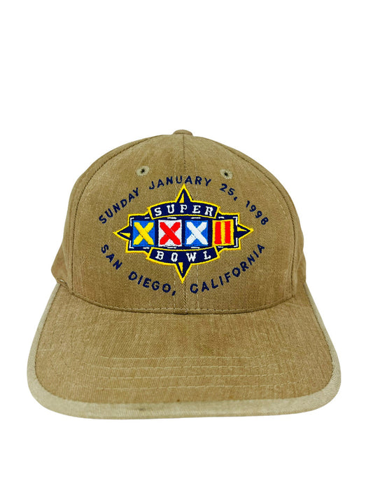 GREEN BAY PACKERS VINTAGE 1990'S SUPER BOWL XXXII LOGO 7 SNAPBACK ADULT HAT