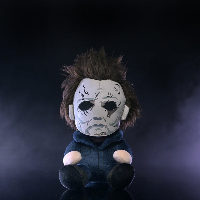 Halloween Michael Myers Phunny plush toy, soft and detailed Halloween 2018 collectible plush, featuring the iconic horror character.