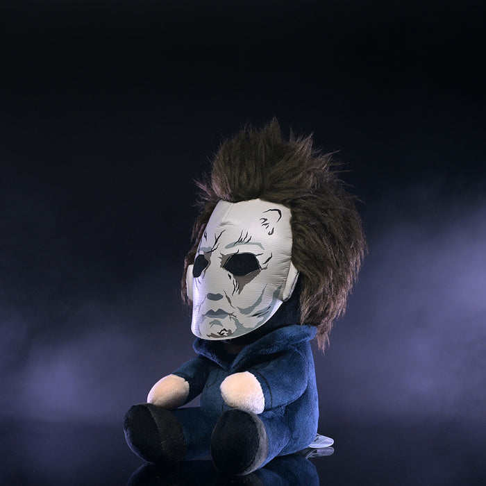 Halloween Michael Myers Phunny plush toy from 2018, featuring a plush figure of the iconic horror character in a pre-order image.