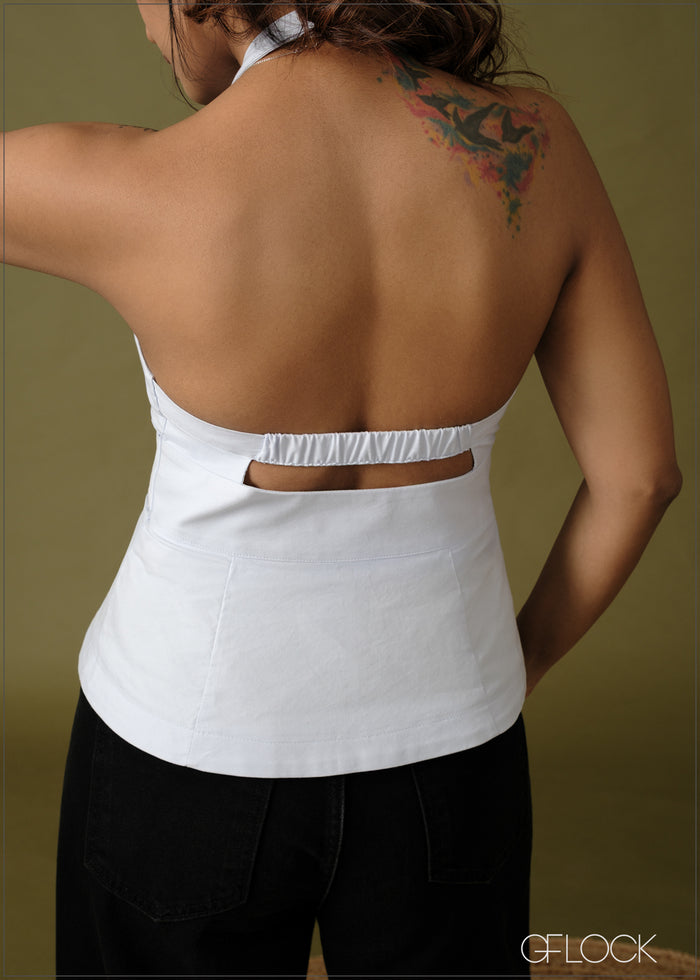 Halter Open-Back Top - 100726