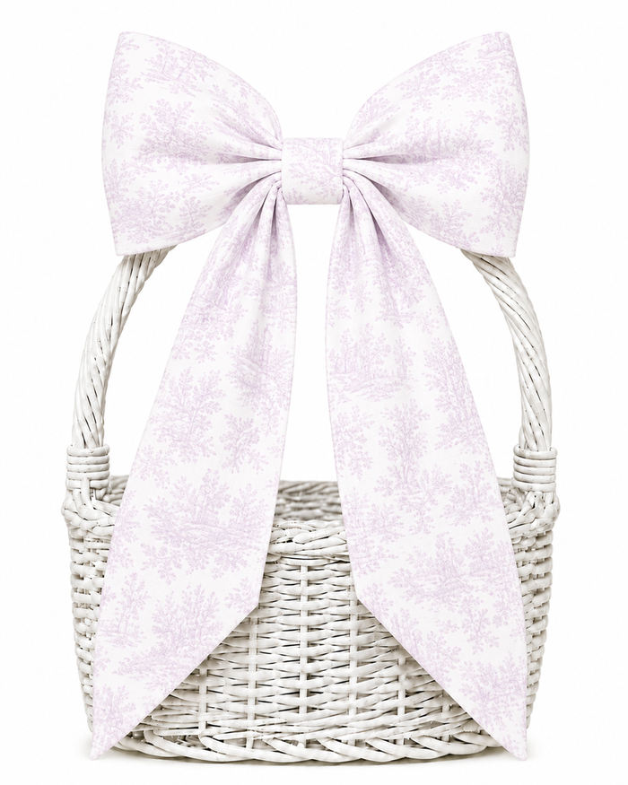 Hand Stitched Bows - Toile