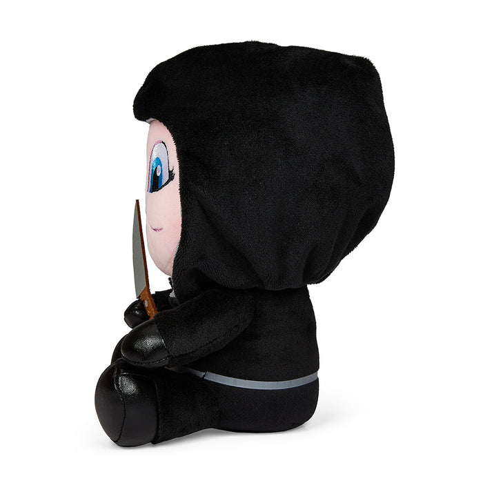 Happy Death Day Babyface Phunny plush toy, 7.5-inch soft plush from Kidrobot with a spooky baby face design.