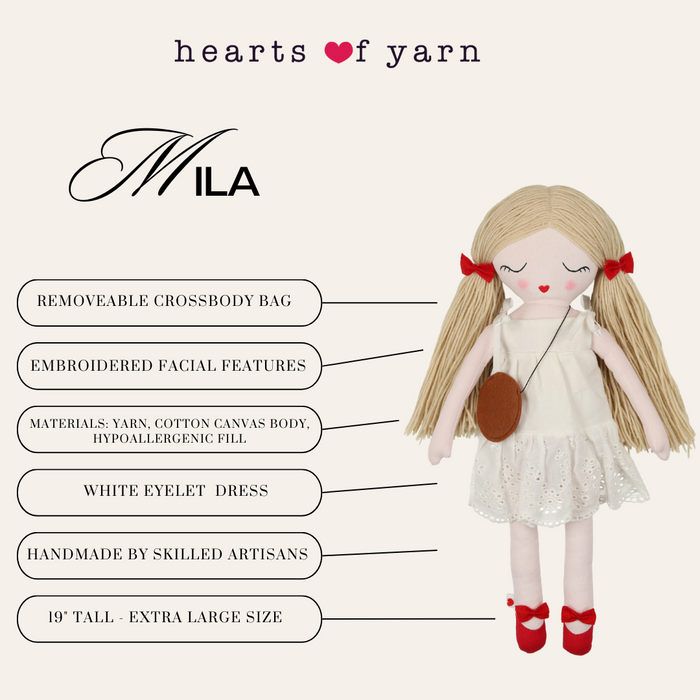Hearts of Yarn Mila Doll