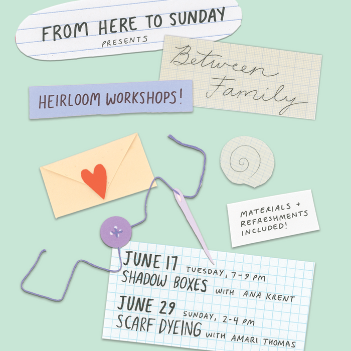 Heirloom Workshop II: Scarf Dyeing (JUNE 29)