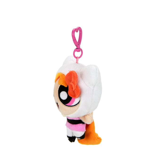 Sanrio Hello Kitty® and Friends x Powerpuff Girls plush charm in a blind box, featuring colorful, soft plush figures.