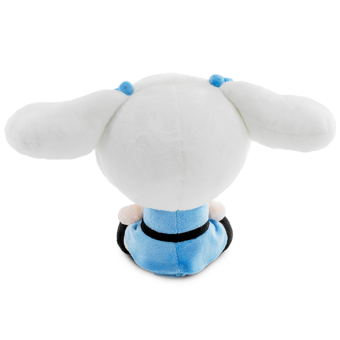 Hello Kitty and Powerpuff Girls Bubbles Phunny plush toy, featuring Bubbles as Cinnamoroll, by Sanrio.