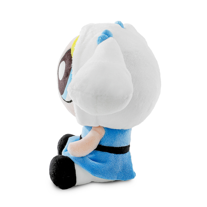 Hello Kitty and Friends x The Powerpuff Girls Bubbles Cinnamoroll Phunny Plush by Sanrio, soft and adorable collectible plush toy.