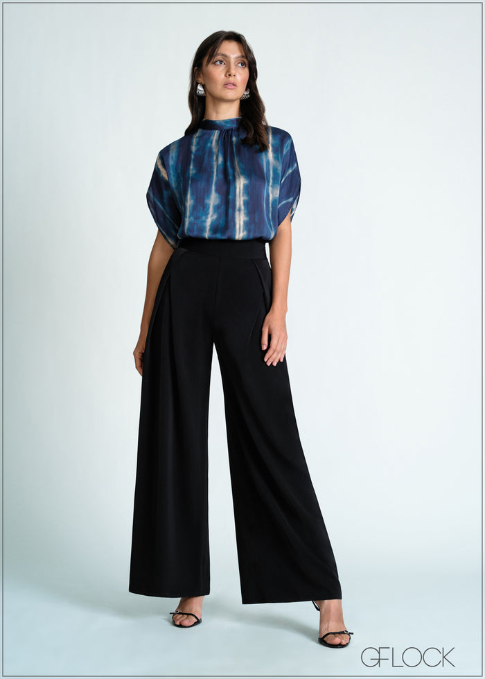 High Waist Overlap Detail Pant - 170726