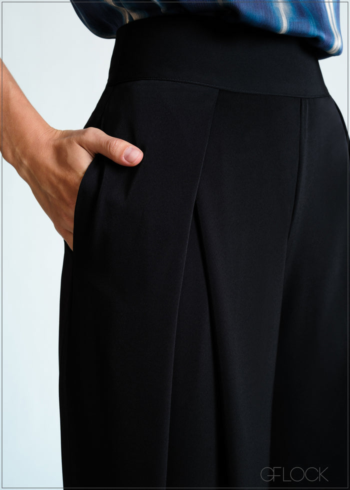 High Waist Overlap Detail Pant - 170726