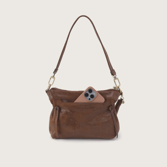 Hobo Kori Crossbody  Shoulder in Pebbled Leather | Mocha