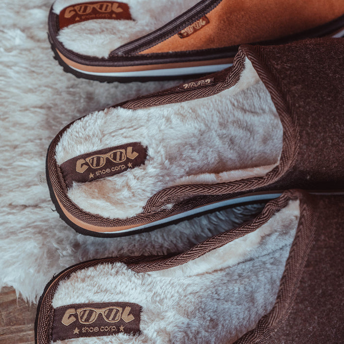 HOME MEN - Chaussons avec doublure fourrée pour Homme