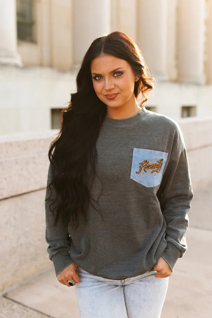 Howdy Jean Pocket Sweatshirt