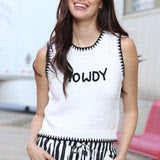 Howdy Pullover Sweater