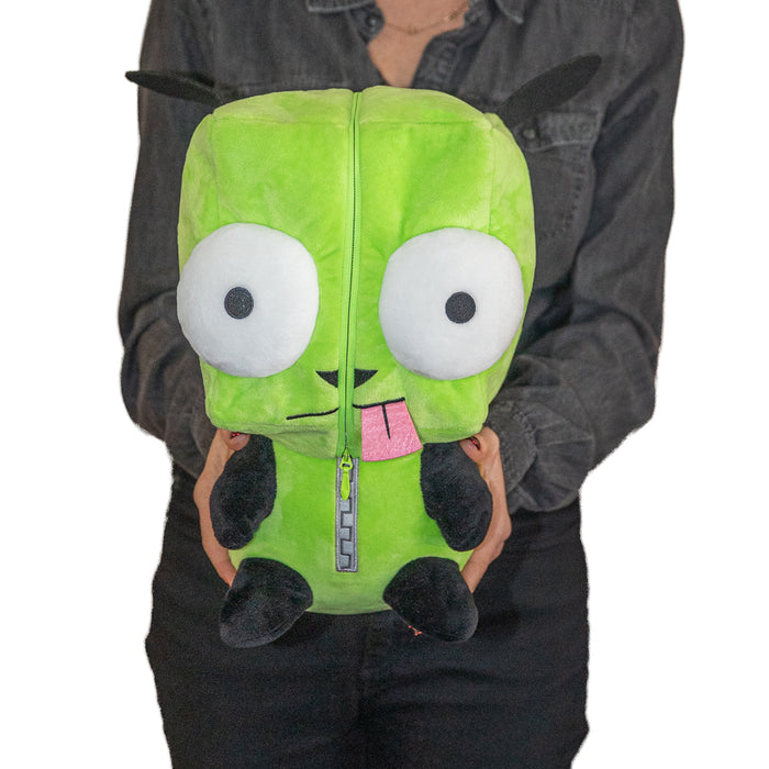 Invader Zim Dog Suit GIR 13-inch plush toy, interactive plush from the Invader Zim series featuring GIR in a dog suit.