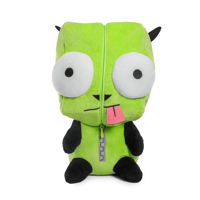 Invader Zim Dog Suit GIR 13-inch interactive plush toy, featuring detailed plush design of GIR in a dog suit from Invader Zim series.