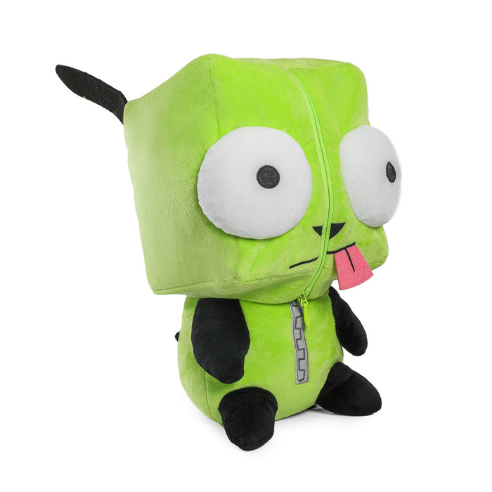 Interactive 13-inch Invader Zim Dog Suit GIR plush toy, soft and plush, featuring detailed character design.
