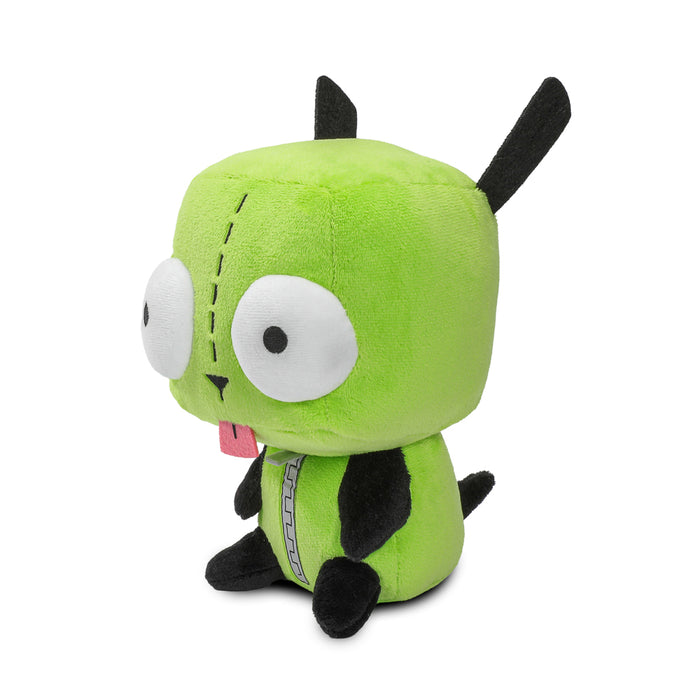 Invader Zim GIR plush dog suit toy, soft Phunny plush material, detailed character costume from Invader Zim series.