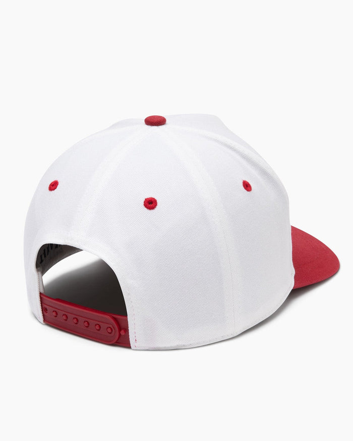 Ithaca Inverse Hat - Cream / Scarlet