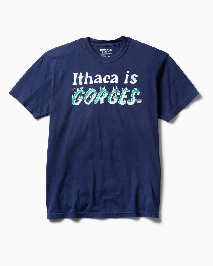 Ithaca is GORGES T - China Blue/Multi