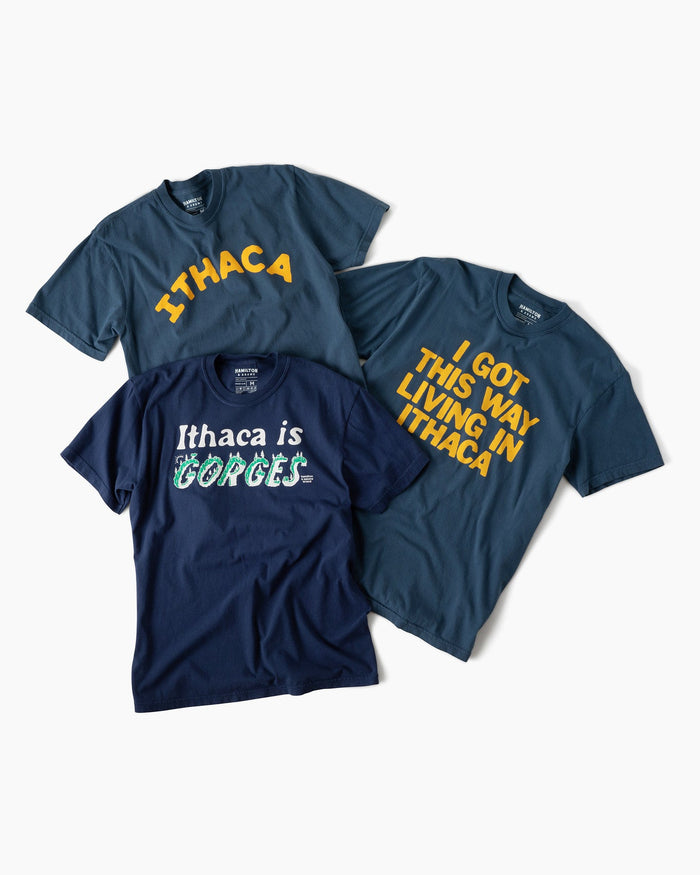 Ithaca is GORGES T - China Blue/Multi