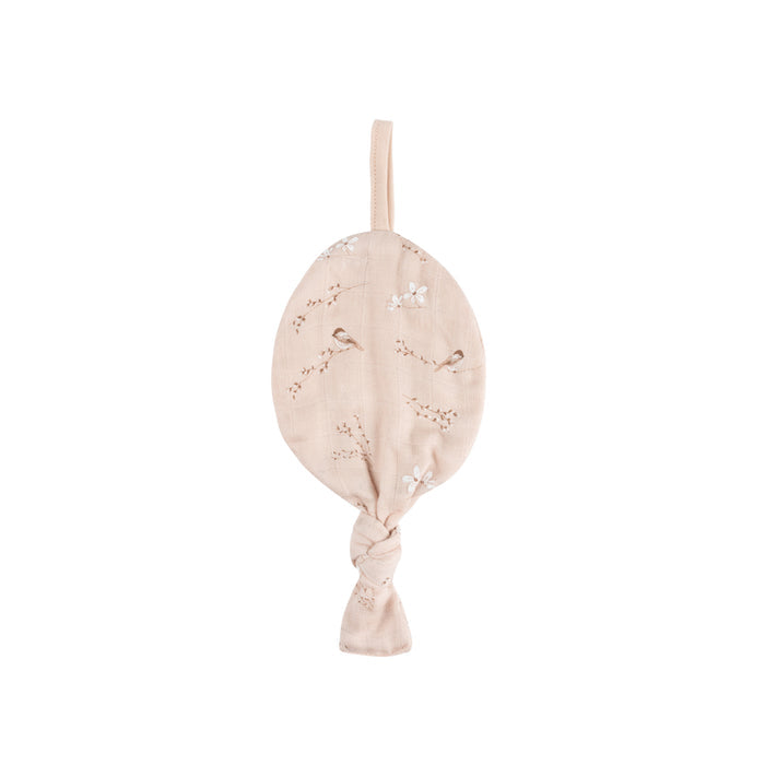 Jersey Cotton - Vintage Birds Collection - Bamboo Muslin Paci Lovey