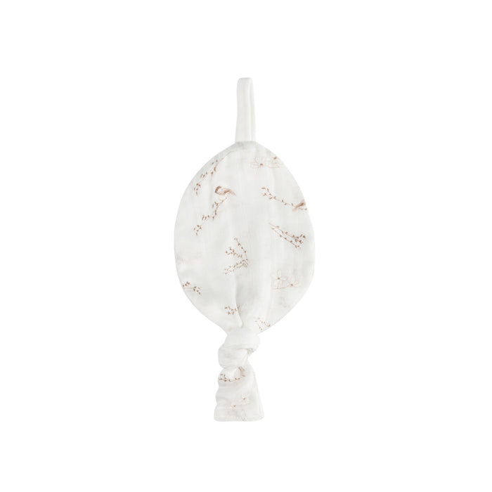 Jersey Cotton - Vintage Birds Collection - Bamboo Muslin Paci Lovey