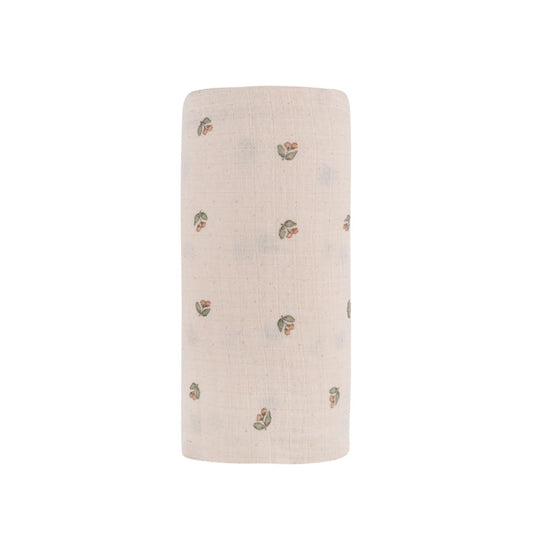 Jersey Cotton - Vintage Floral Collection- Muslin Swaddle