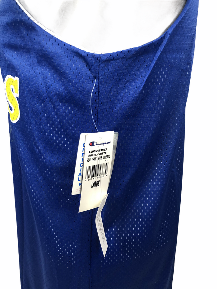 JOE SMITH GOLDEN STATE WARRIORS VINTAGE 1990'S CHAMPION SIGNED MESH JERSEY ADULT LARGE JSA
