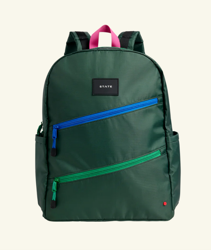 Olive Diagonal Zipper / OS