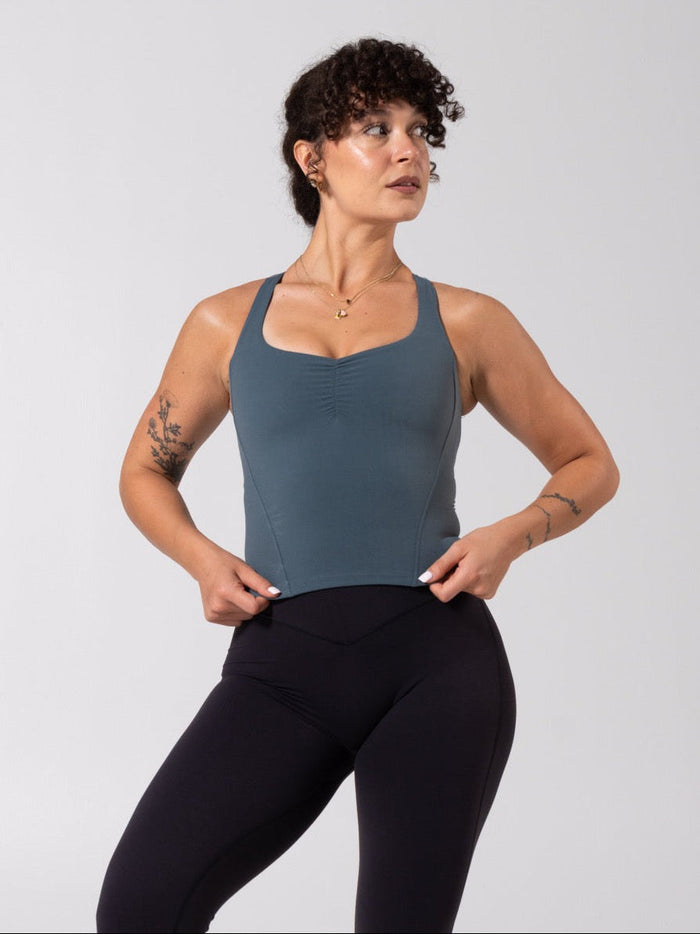 Karma Crop - Enchanted Teal