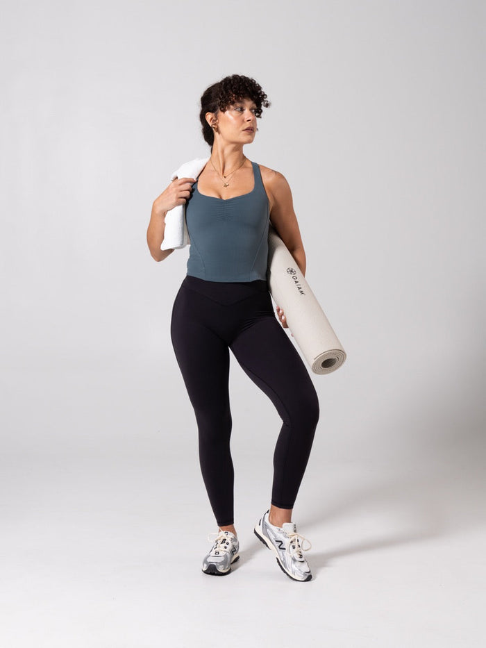 Karma Crop - Enchanted Teal