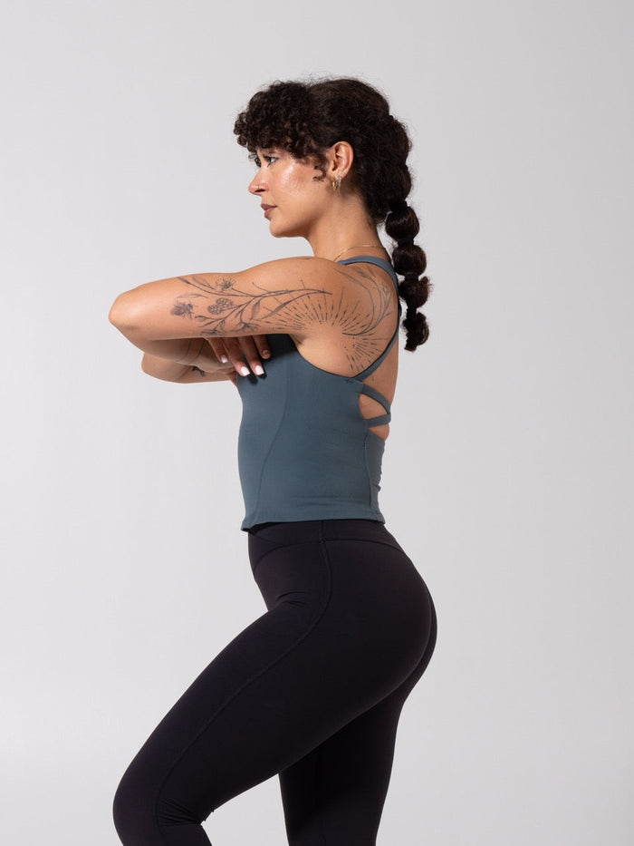 Karma Crop - Enchanted Teal