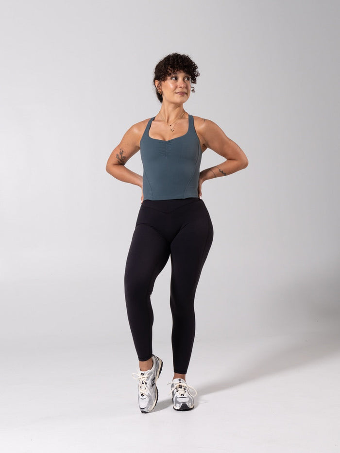 Karma Crop - Enchanted Teal
