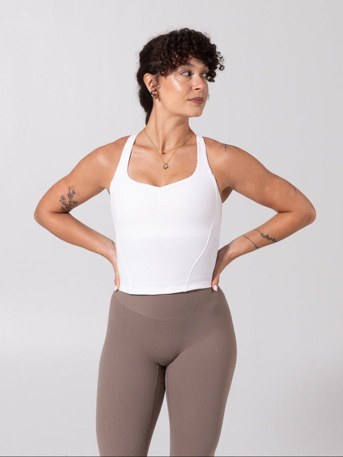Karma Crop - White
