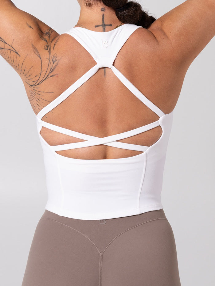 Karma Crop - White