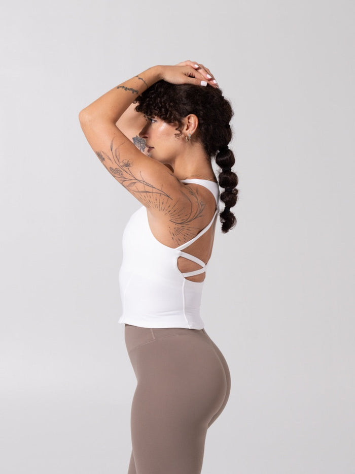 Karma Crop - White