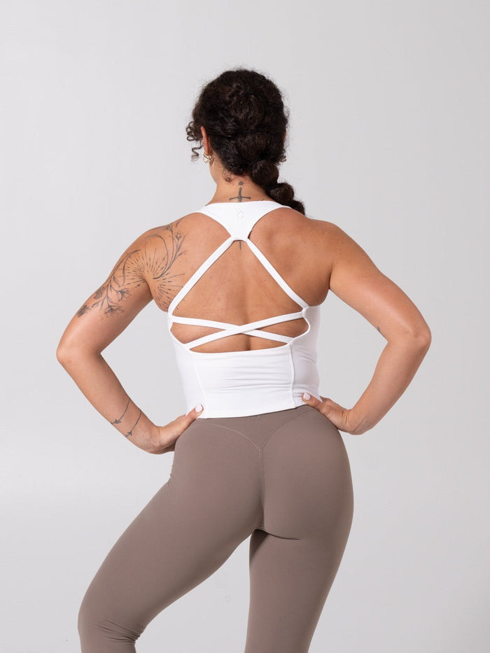 Karma Crop - White