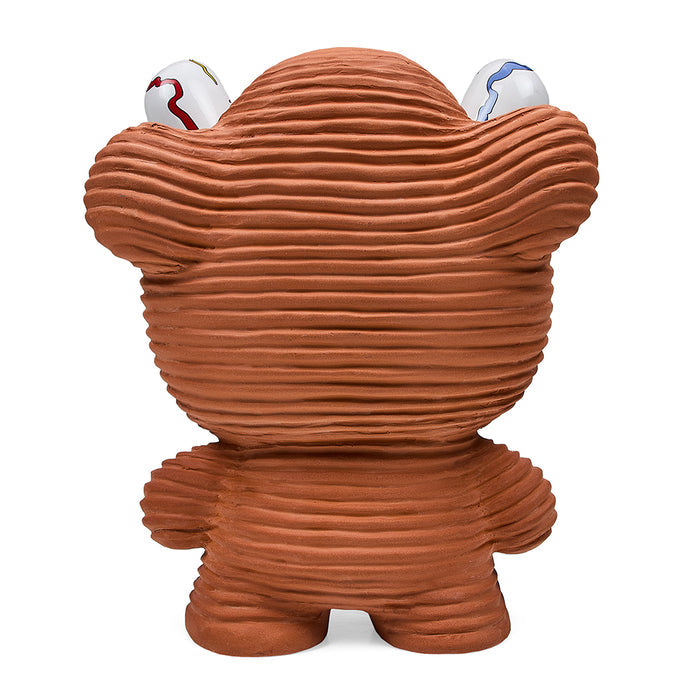 8-inch Mishka Keep Watch Chia Dunny by Kidrobot in rainbow colors, featuring a quirky collectible Chia Pet design.