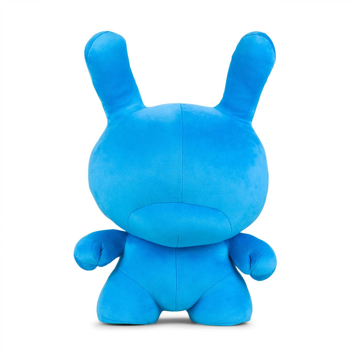 Kidrobot Cyan Dunny 20-inch plush art toy, premium designer soft plush with detailed sculpted features and vibrant color.