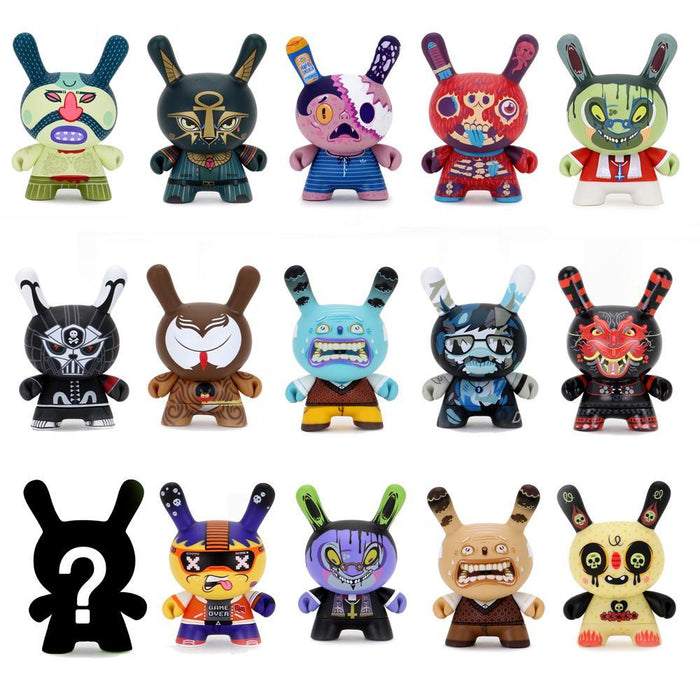 Kidrobot Exquisite Corpse Dunny Series vinyl figure, single blind box collectible with unique, artistic design and detailed features.