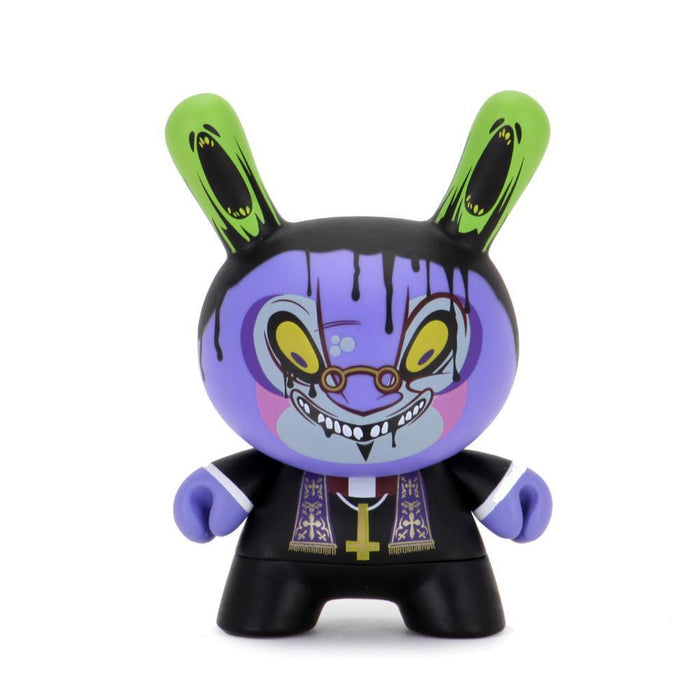 Kidrobot Exquisite Corpse Dunny figure from the series, featuring unique, artistic design in a blind box packaging.