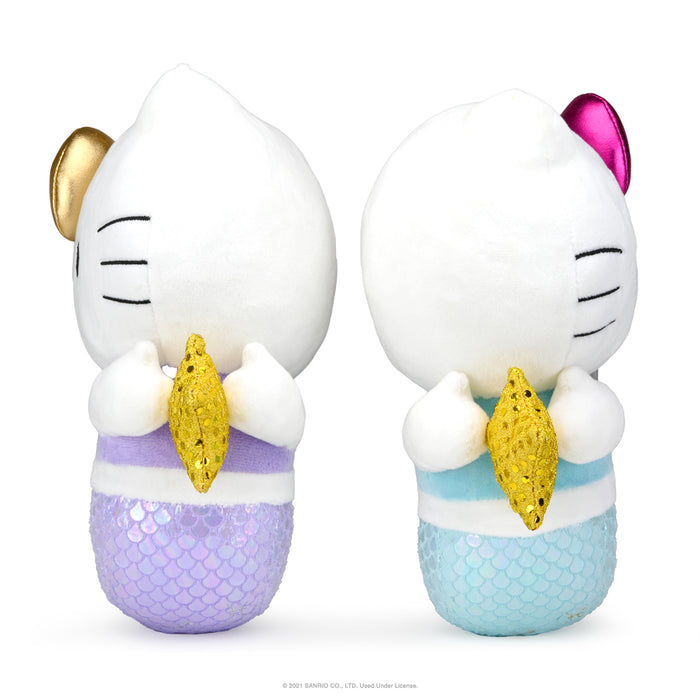 Sanrio Kidrobot Hello Kitty Zodiac Plush PISCES edition, medium size, soft plush toy featuring Hello Kitty and Pisces zodiac symbols.