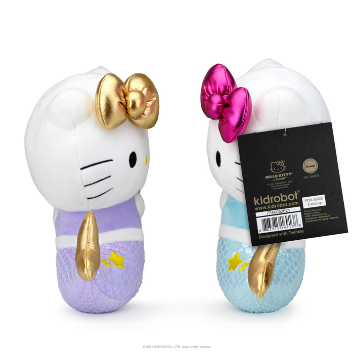 Sanrio Kidrobot Hello Kitty Zodiac Pisces Medium Plush toy featuring a cute Pisces-themed Hello Kitty design.