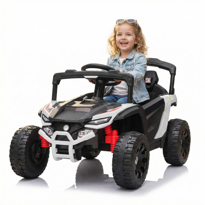 Kids Ride On Truck With Dual Motors For 3-8 Boys Girls