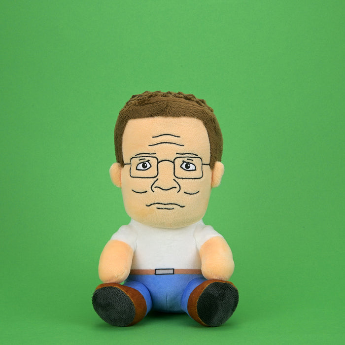 Hank Hill plush toy from King of the Hill, soft and detailed plush figure, pre-order collectible item.